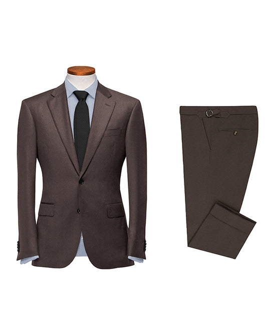 Reda: Brown Flannel Suit