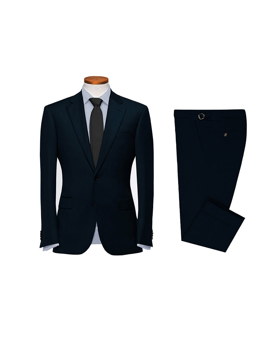 Drago Dark Blue Wool Super 160s Suit
