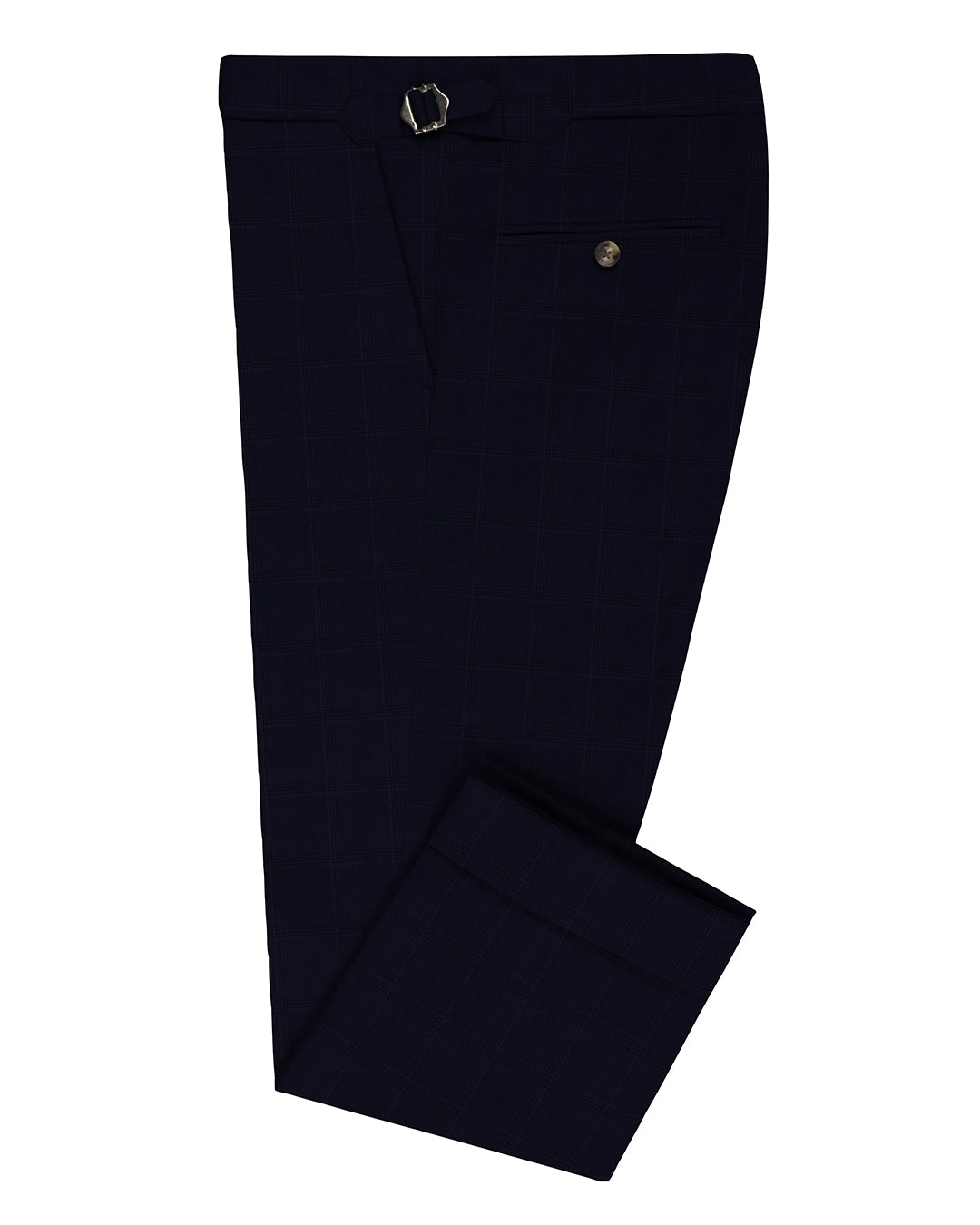 Drago: Super 160s Navy Prince of Wales Checks Suit