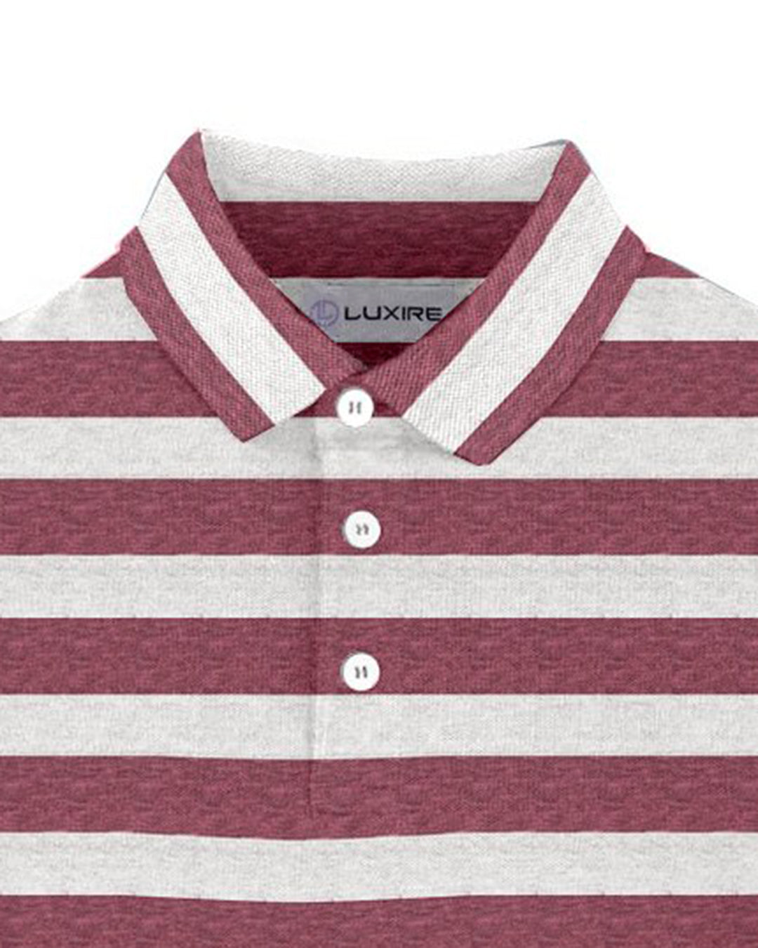 Maroon Grey Awning Stripes T-shirt